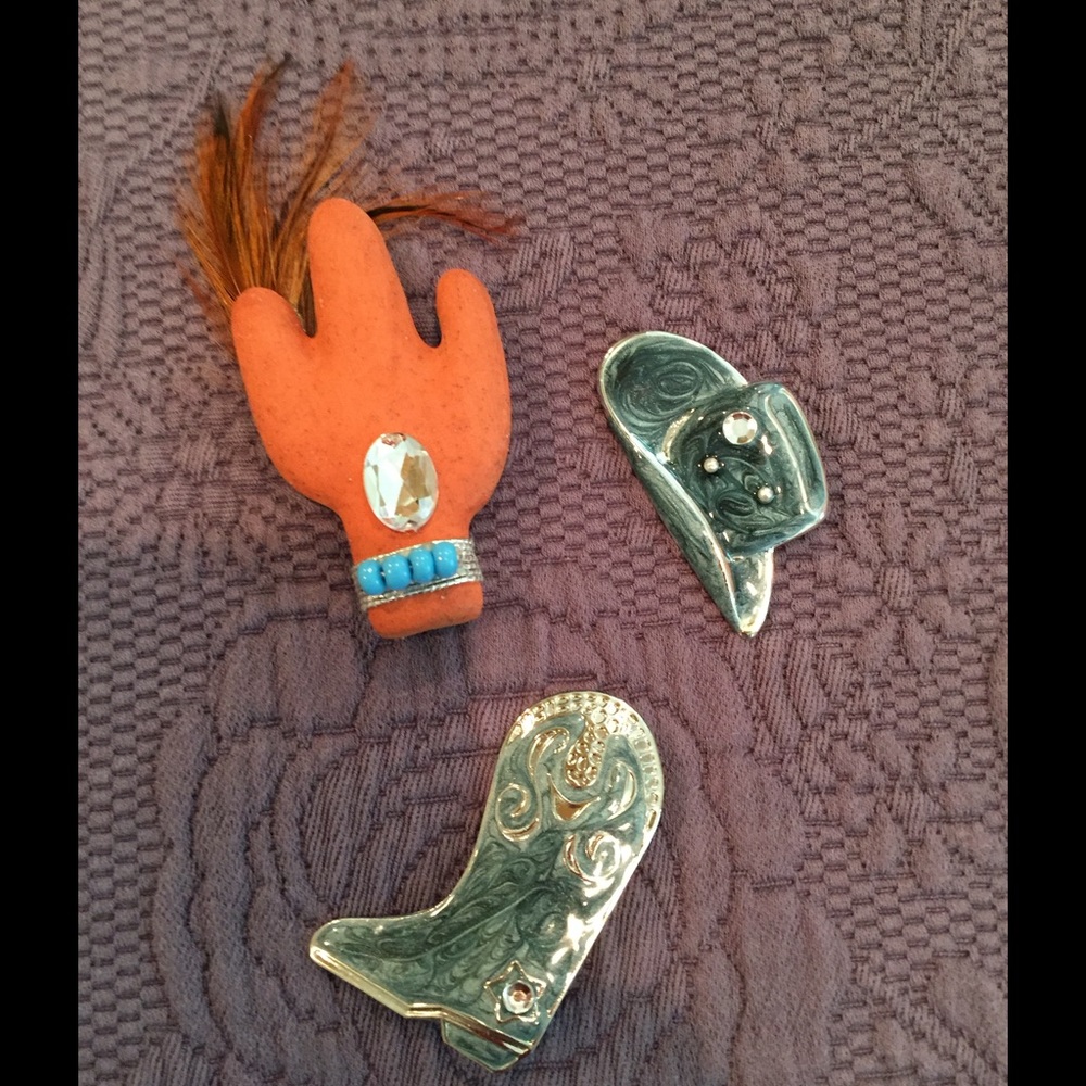 Sale! Set of 3 Southwestern Novelty Pins